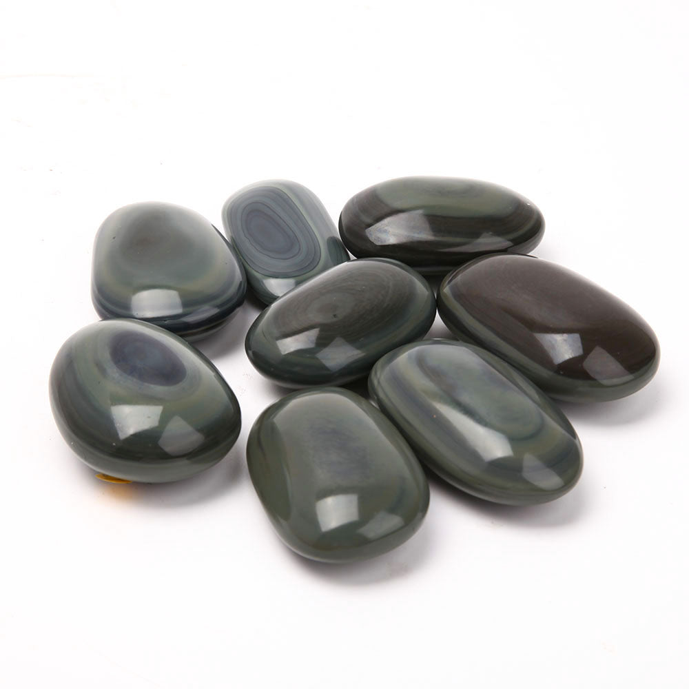 Regenbogen-Obsidian, 7,1 cm, Handstein zur Energieerdung