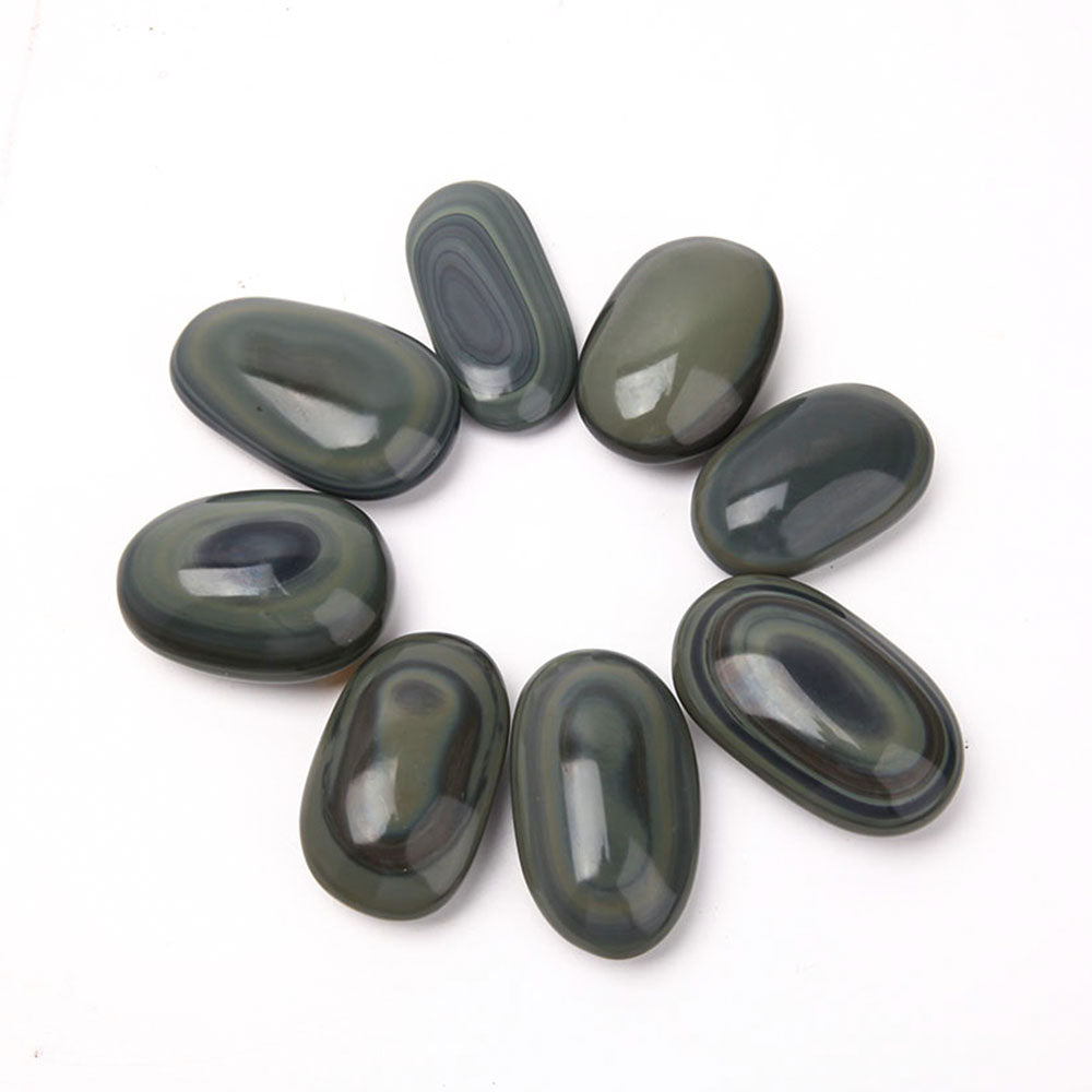 Regenbogen-Obsidian, 7,1 cm, Handstein zur Energieerdung