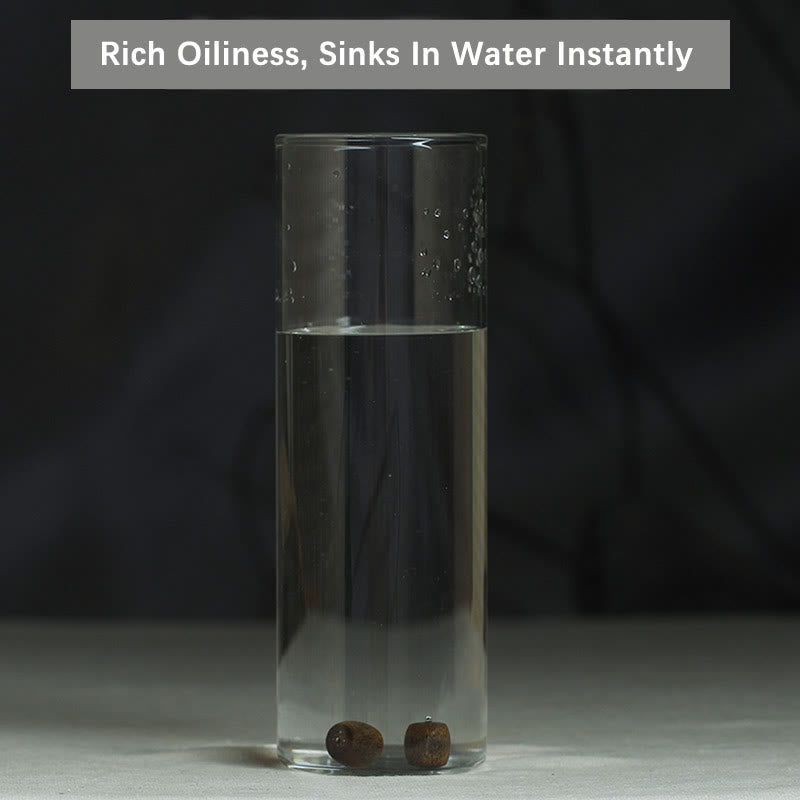 Seltenes Bernsteinarmband aus Brunei-Adlerholz für Gleichgewicht und Ruhe