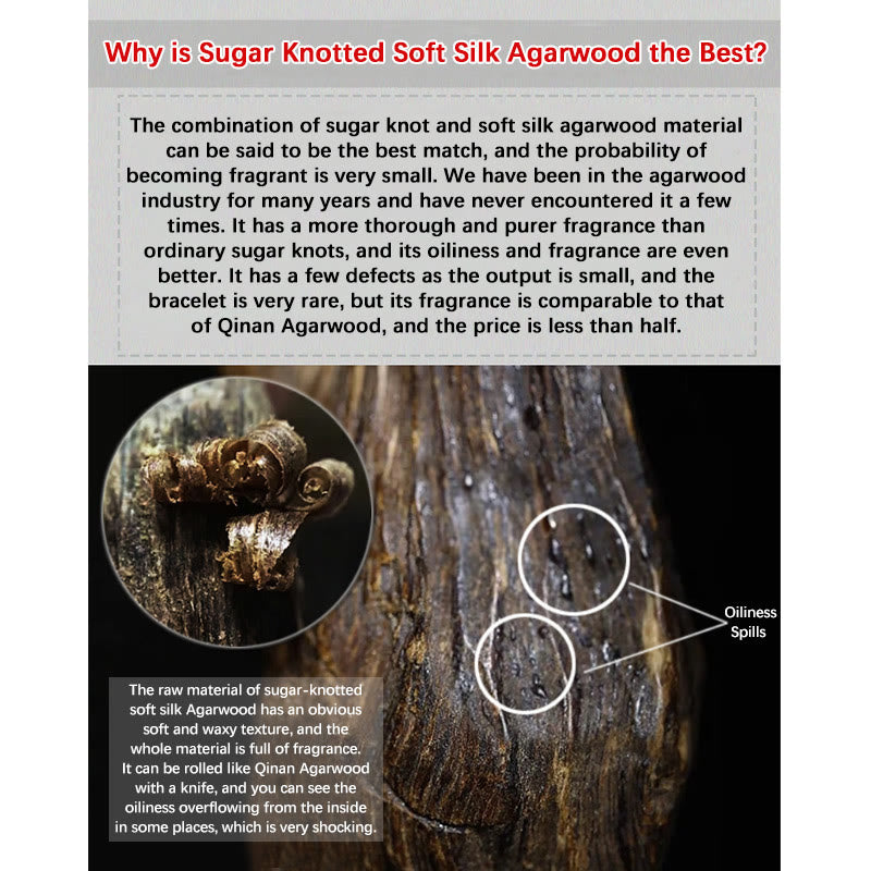 Seltenes Bernsteinarmband aus Brunei-Adlerholz für Gleichgewicht und Ruhe