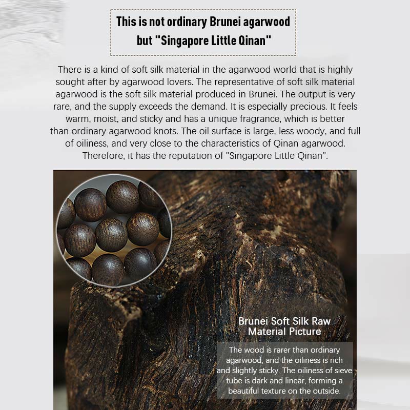 Seltenes Brunei-Adlerholz-Armband mit Perlen aus reinem Gold