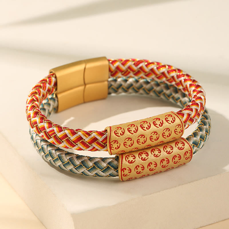 Glücksarmband „Red String“ 16 cm mit Diamantknotenschnalle