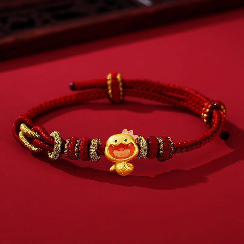 Red String 925 Sterling Silber Schlangenstärke-Armband