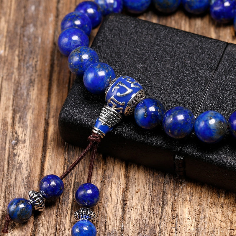 Königsblaues Lapislazuli-Armband für innere Balance