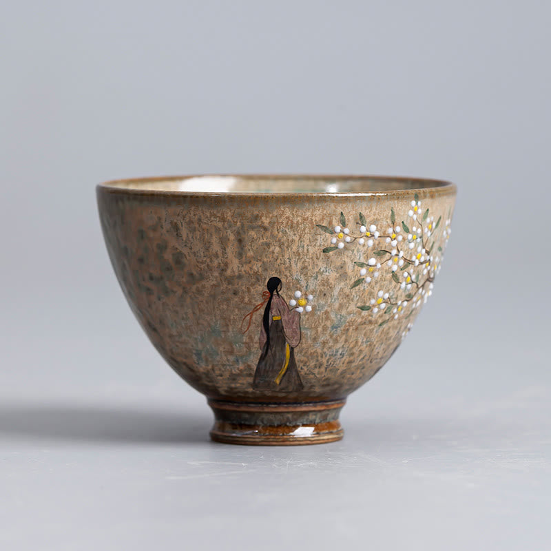 Ru Kiln Jingdezhen Keramik Zen Dekor Teetasse 100ml