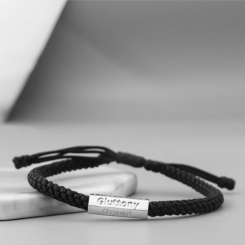 Spirituelles Armband „Sieben Tugenden und Todsünden“