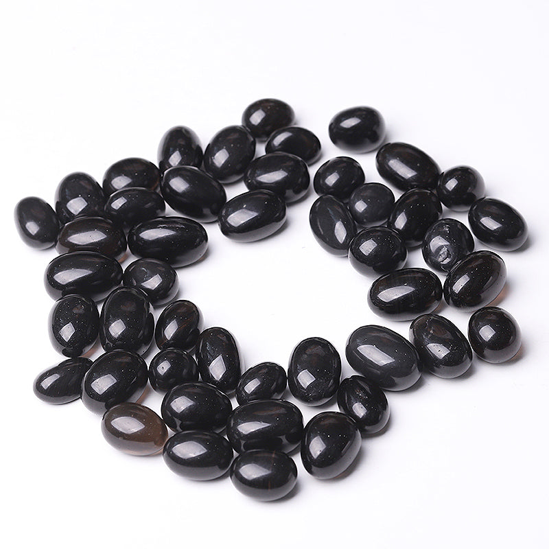 Rauchquarz-Trommelsteine, 18–25 mm, Heilkristalle