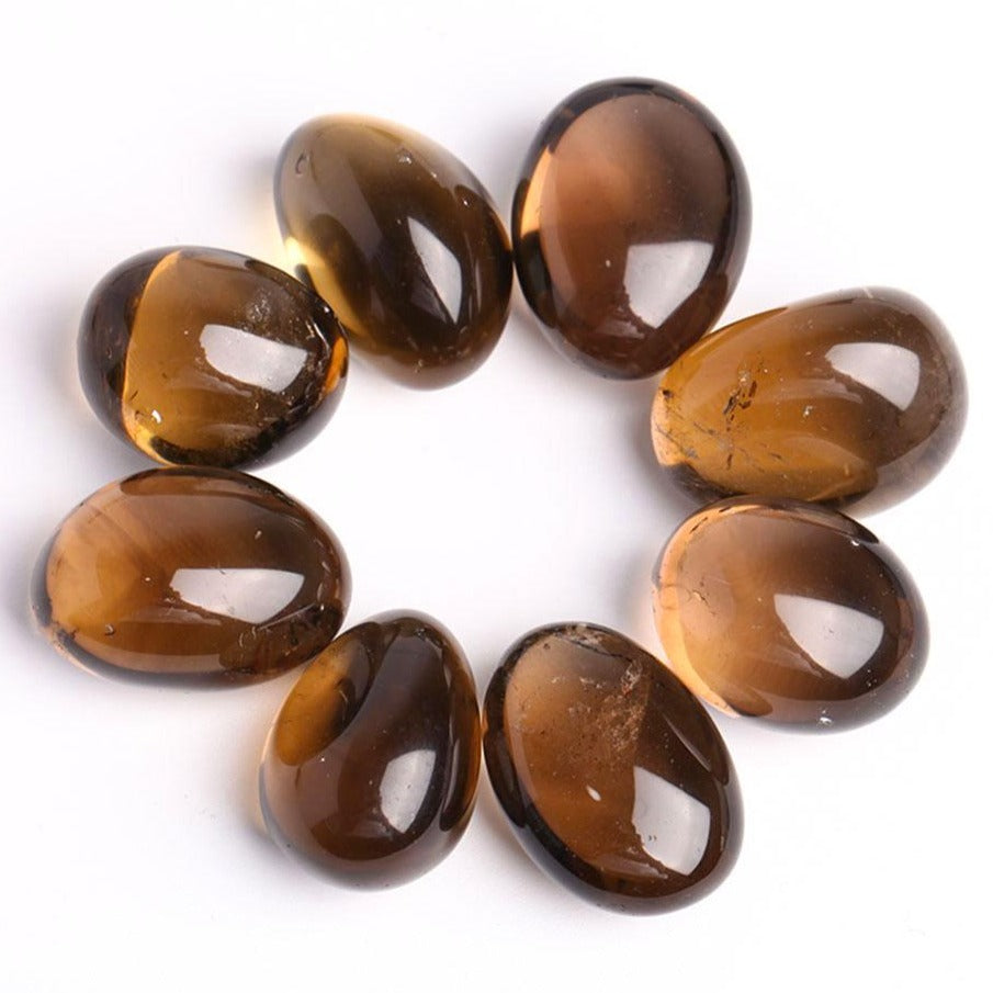 Rauchquarz-Trommelsteine 2,5–3,5 cm zur Heilung