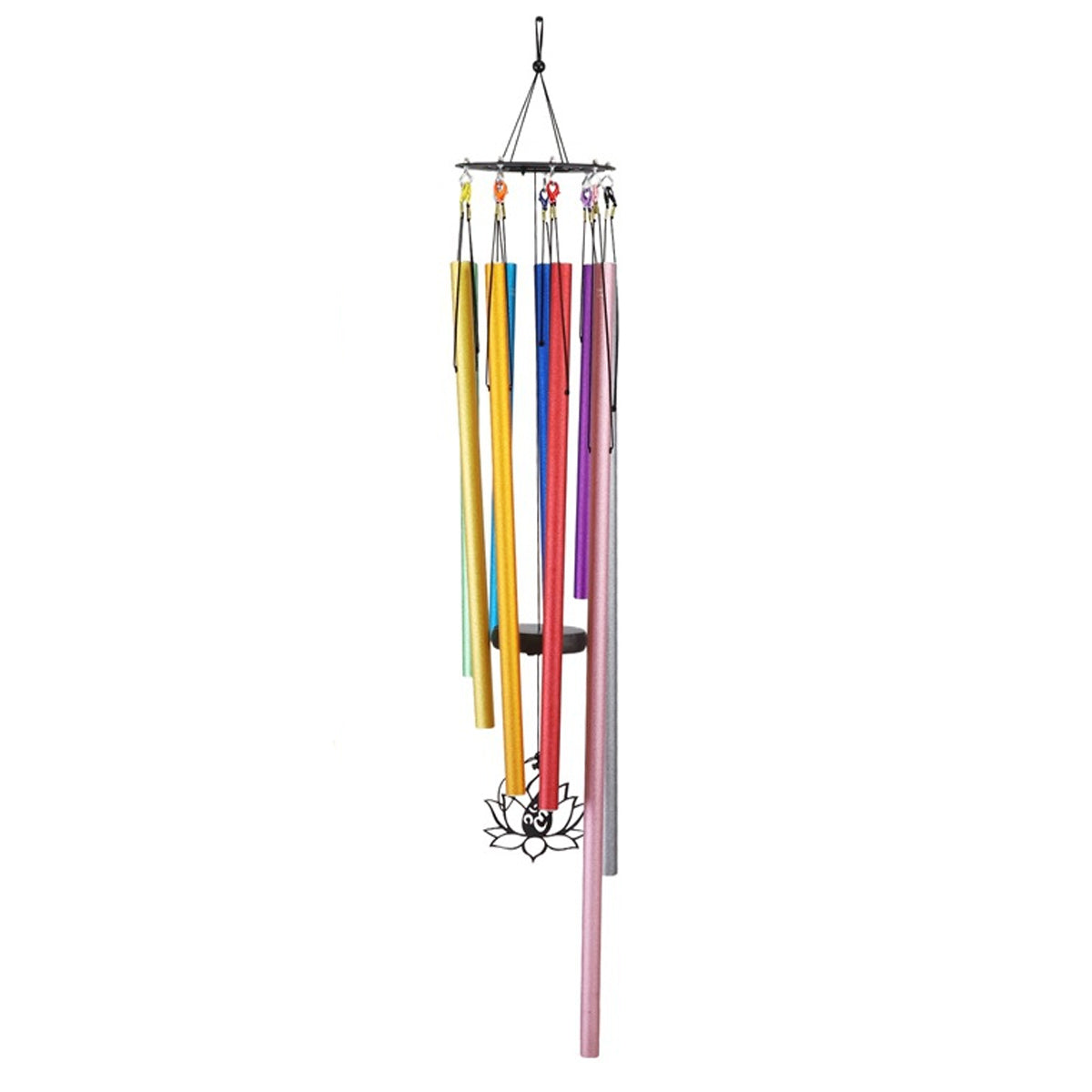 Einstellbares 9-Ton-Solfeggio-Windspiel-Set zur Entspannung