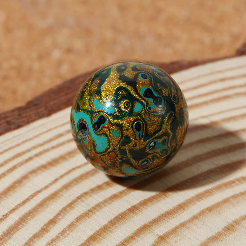 Spirituelles Naturlackperlen-Ruhearmband 16mm