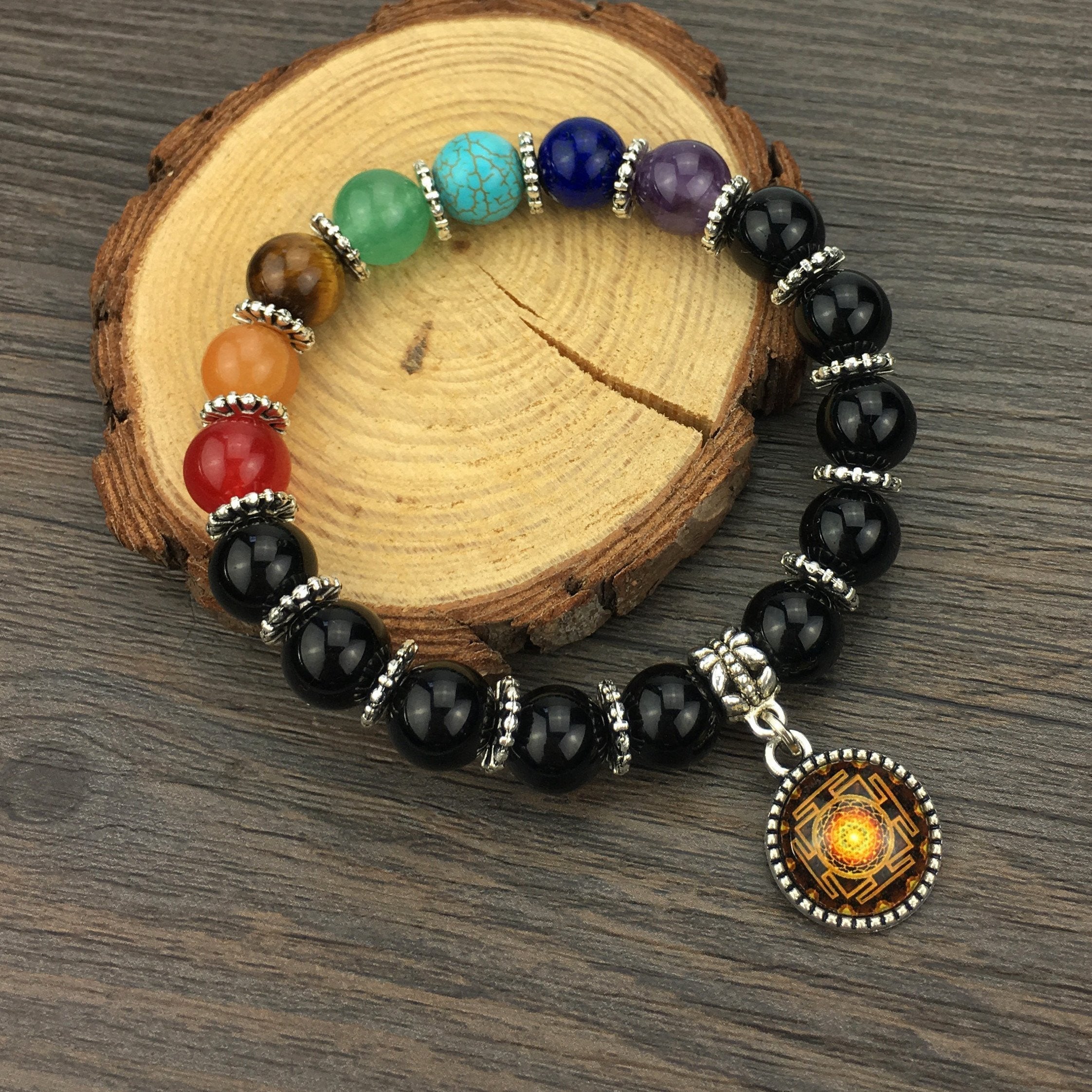 Sri Yantra Chakra Balance Armband