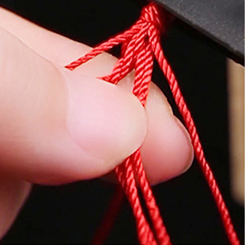 Sterling Silber Lotus Pod Rot Grün String Armband