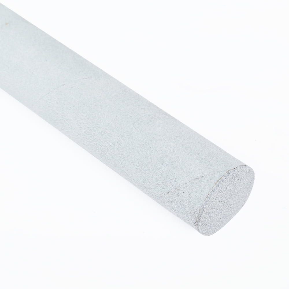 White cylindrical rod for Suede Mallet used with Crystal Singing Bowl