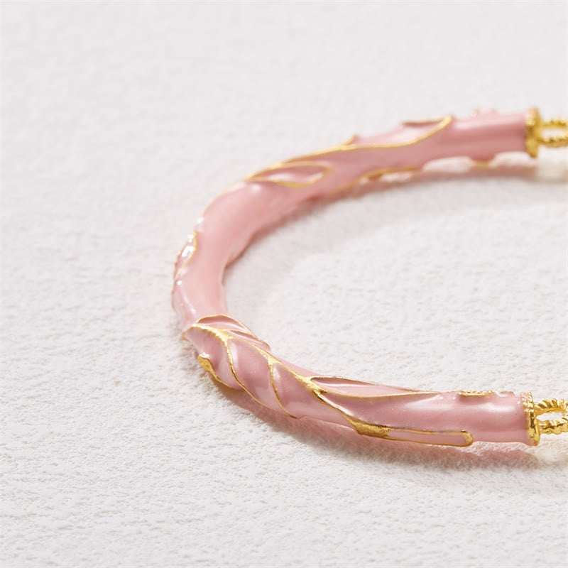 Sonnenstein & Goldene Seide Jade Positive Charm Armband