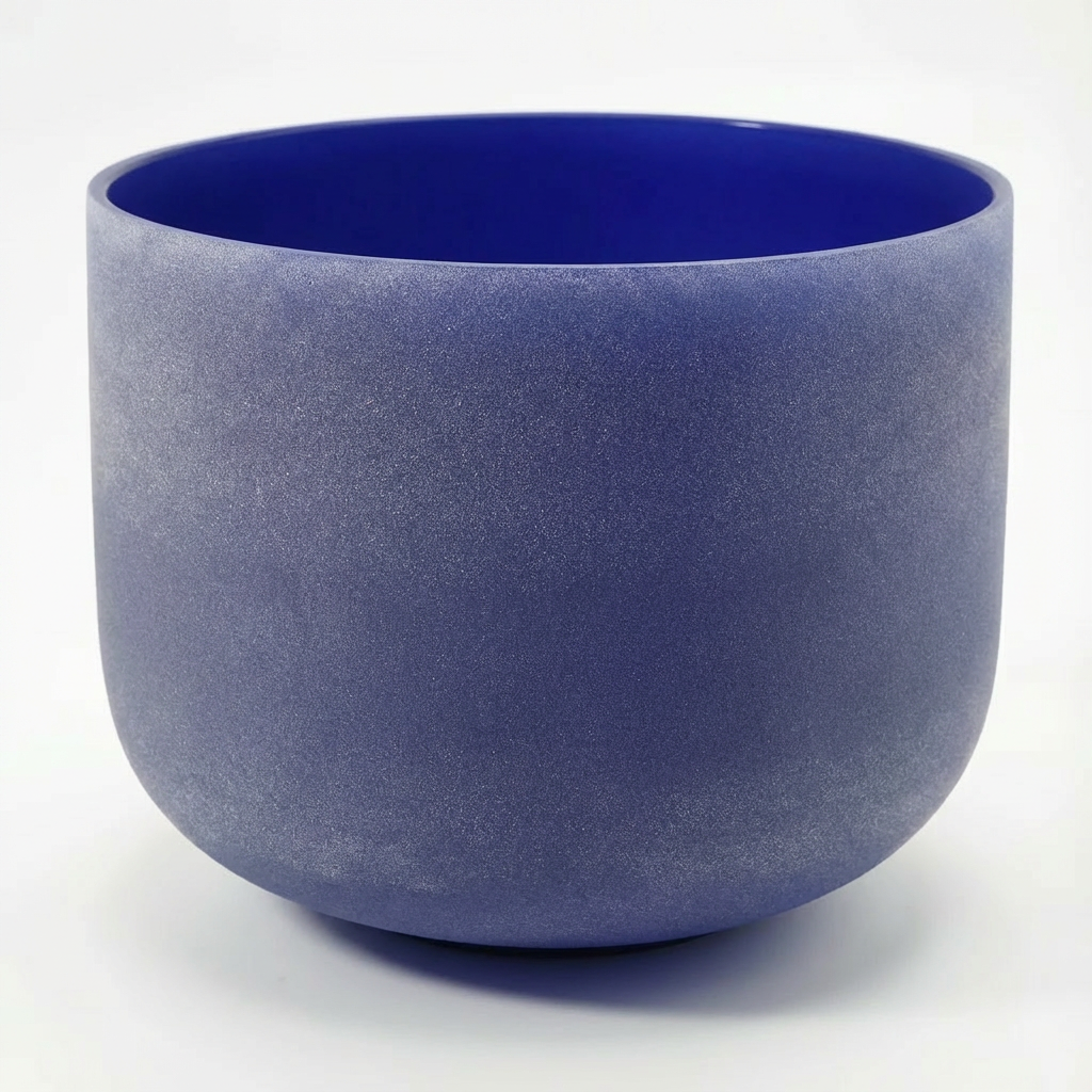 Kristallklangschale für das Stirnchakra – Ein Notenklang – Indigo