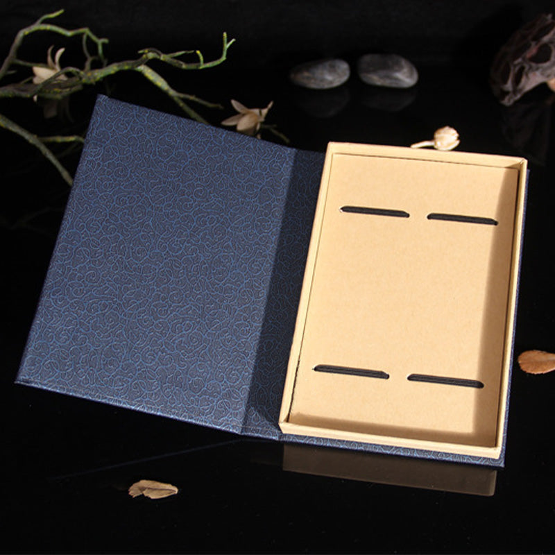 Lesezeichen „Der Lebensbaum“ aus Ebenholz und rotem Sandelholz