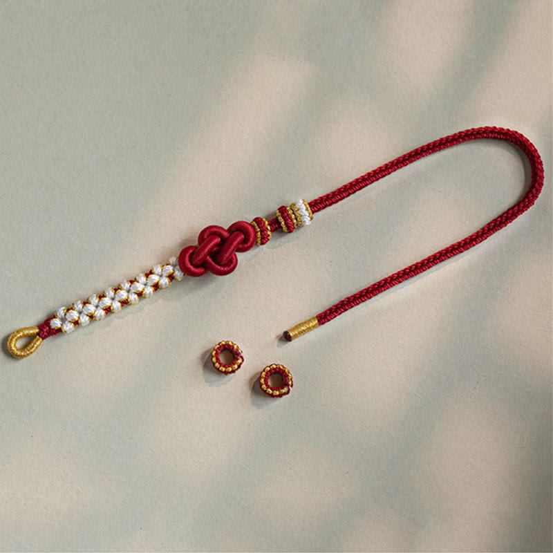 True Love Knot Rotes Schnurarmband für Schutz und Glück