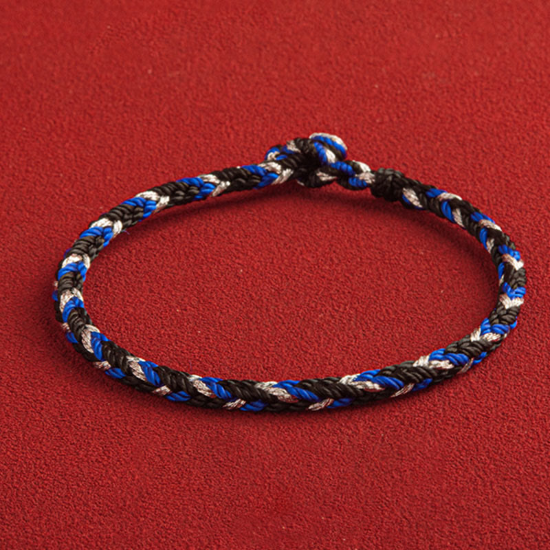 Unisex-Armband mit roter Schnur, „May Prosperity Fill Your Life“, Fitnessband