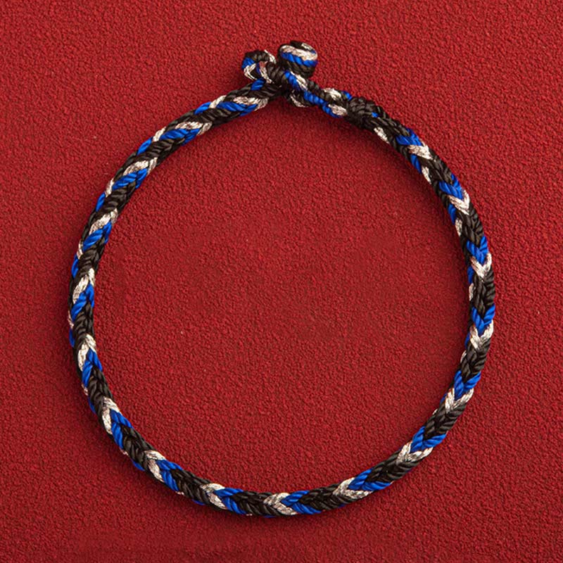 Unisex-Armband mit roter Schnur, „May Prosperity Fill Your Life“, Fitnessband