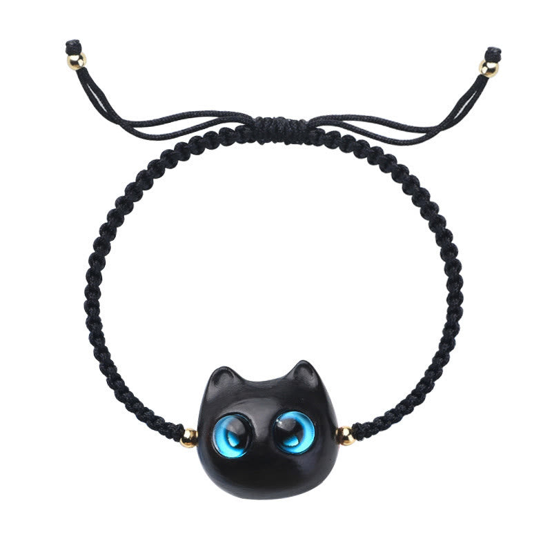 Unisex-Armband mit kleinem Blatt aus rotem Sandelholz und Ebenholz, beruhigender Schutz