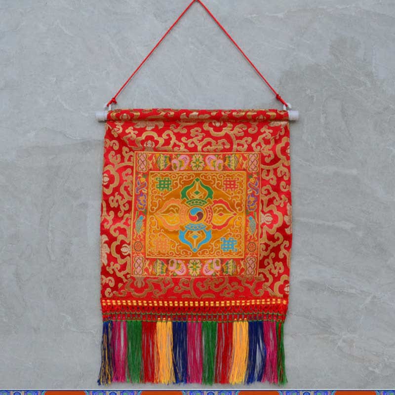 Vajra Spirituelle Kraft Wandkunst | 32x35cm Heilendes Mandala