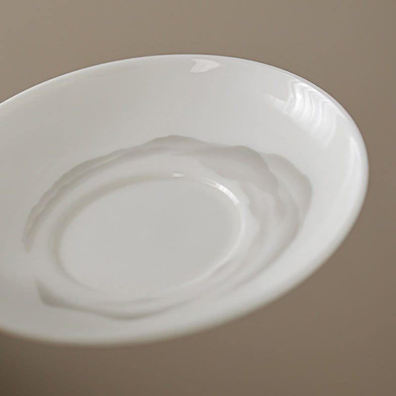 Vintage Tuschmalerei Porzellan Gaiwan Teetassen Set für Meditation