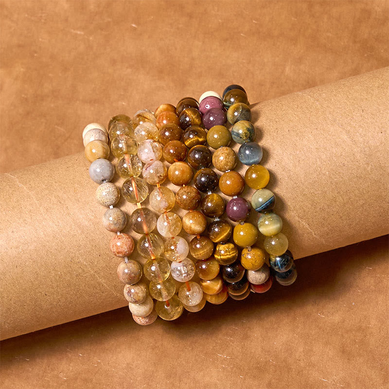 Gelbes Armband der Confidence-Serie | Heilende Klänge