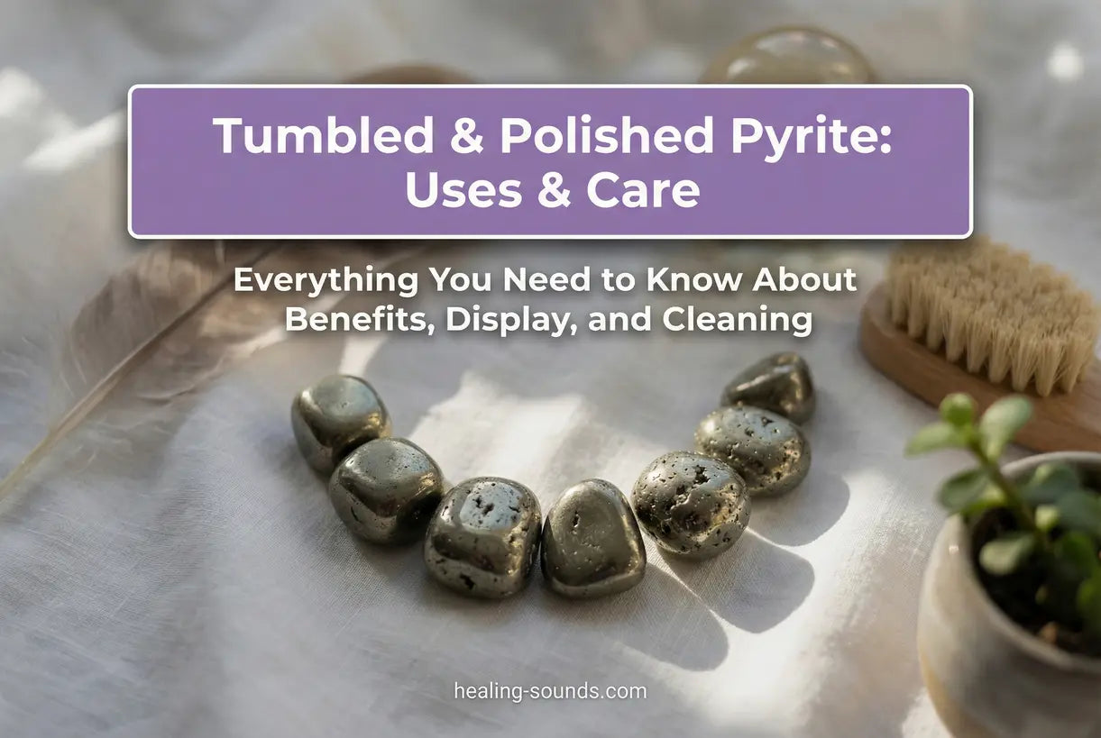 tumbled-pyrite-uses-care