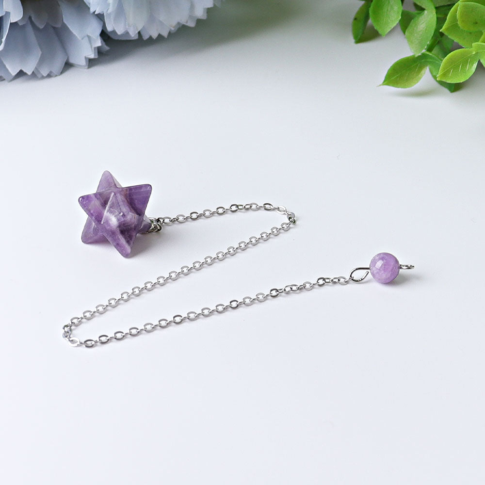 0.5 inch Merkaba Pendulum Spiritual Necklace