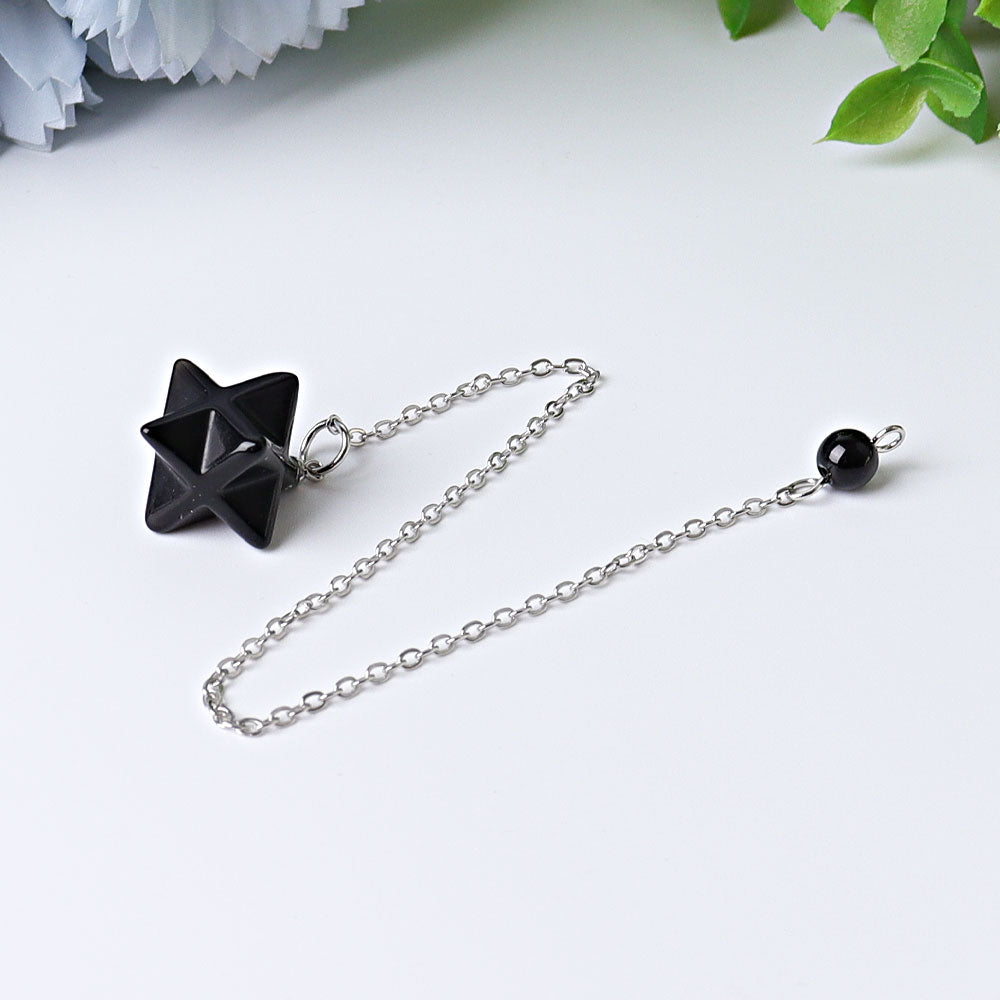 0.5 inch Merkaba Pendulum Spiritual Necklace
