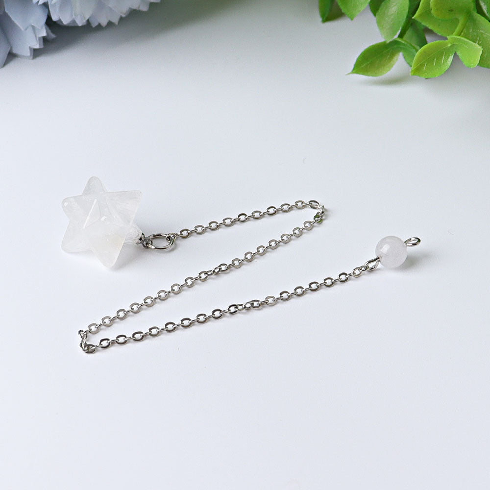 0.5 inch Merkaba Pendulum Spiritual Necklace