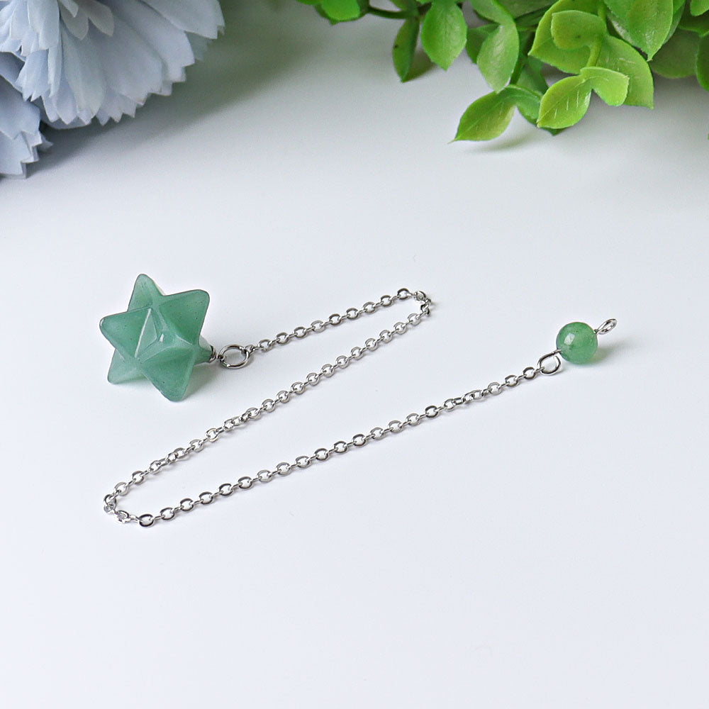 0.5 inch Merkaba Pendulum Spiritual Necklace