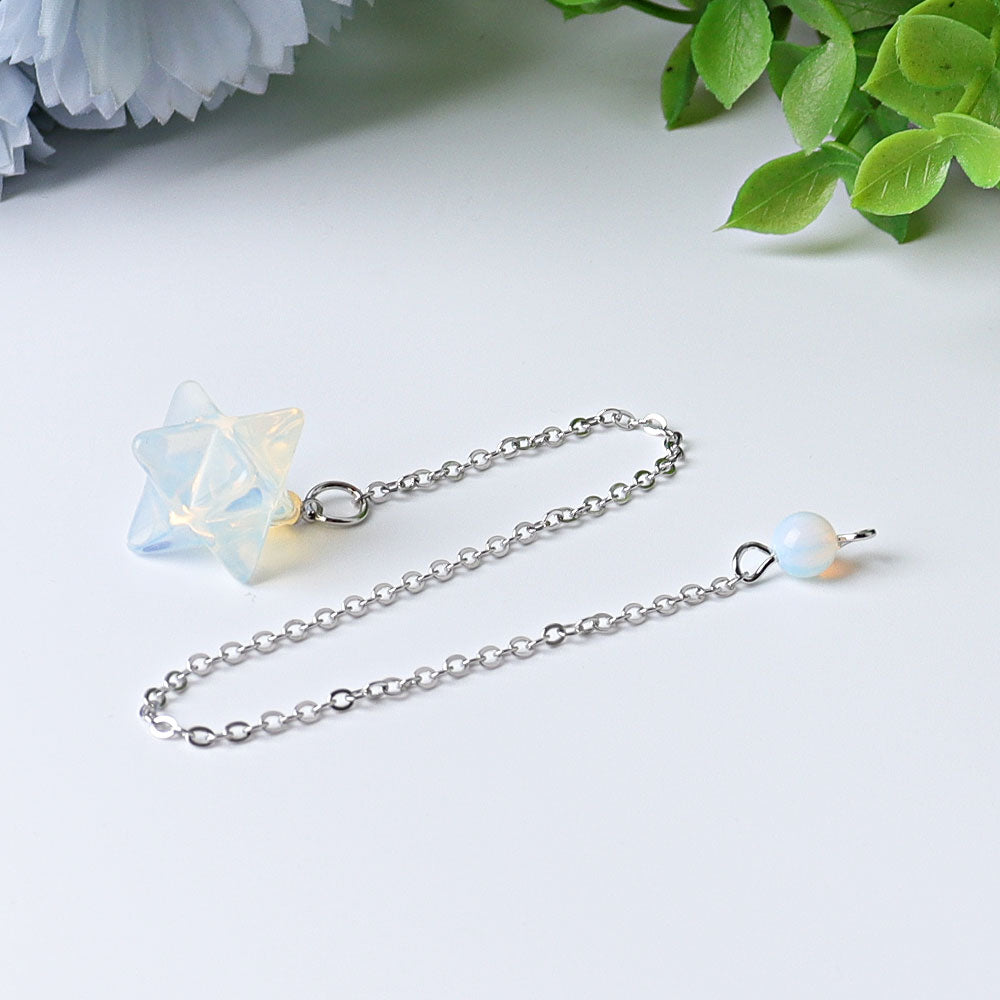 0.5 inch Merkaba Pendulum Spiritual Necklace