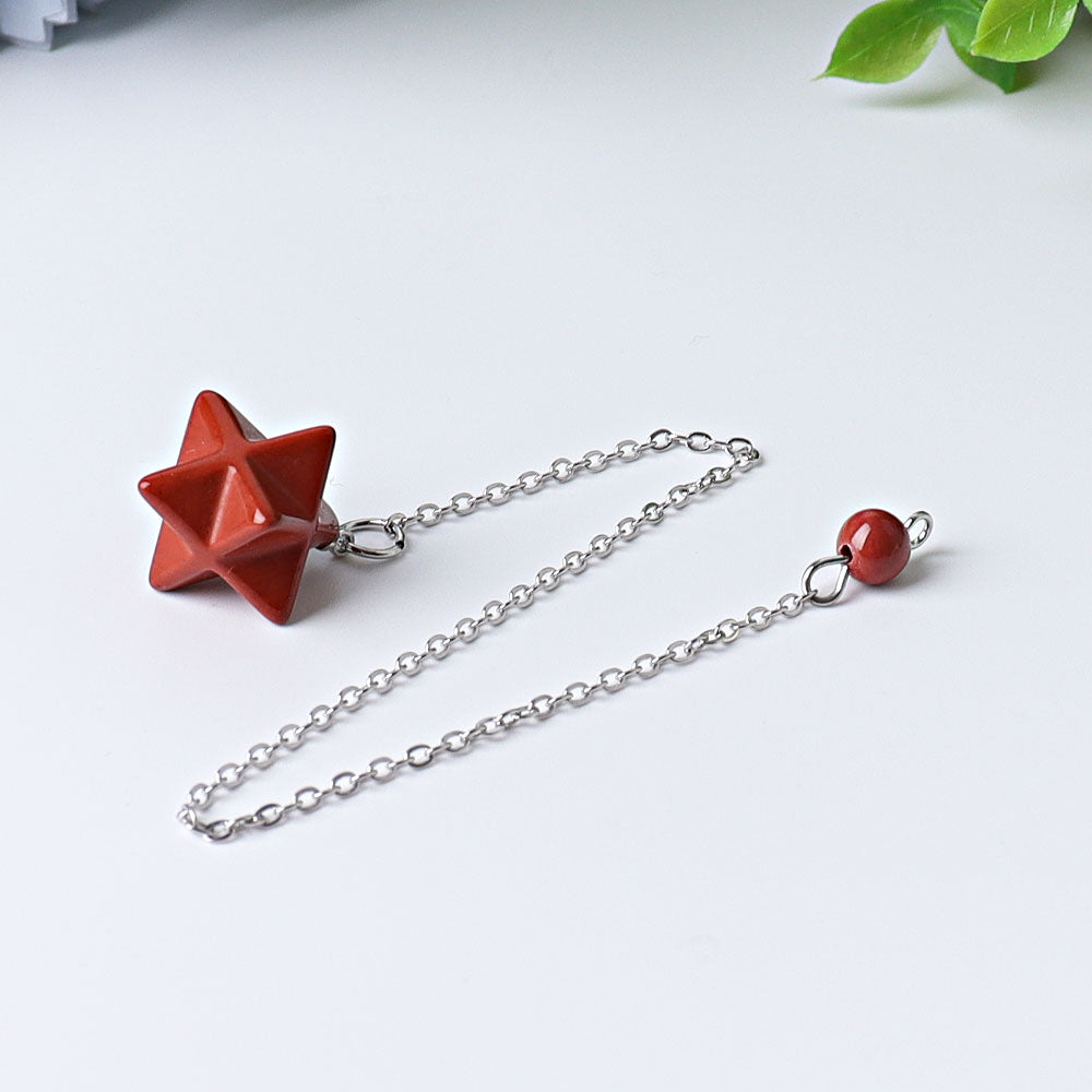 0.5 inch Merkaba Pendulum Spiritual Necklace