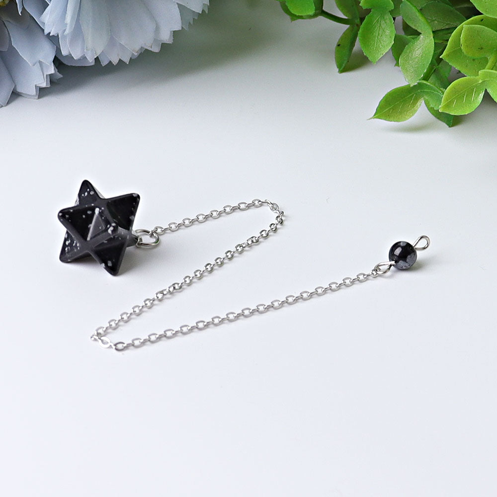 0.5 inch Merkaba Pendulum Spiritual Necklace