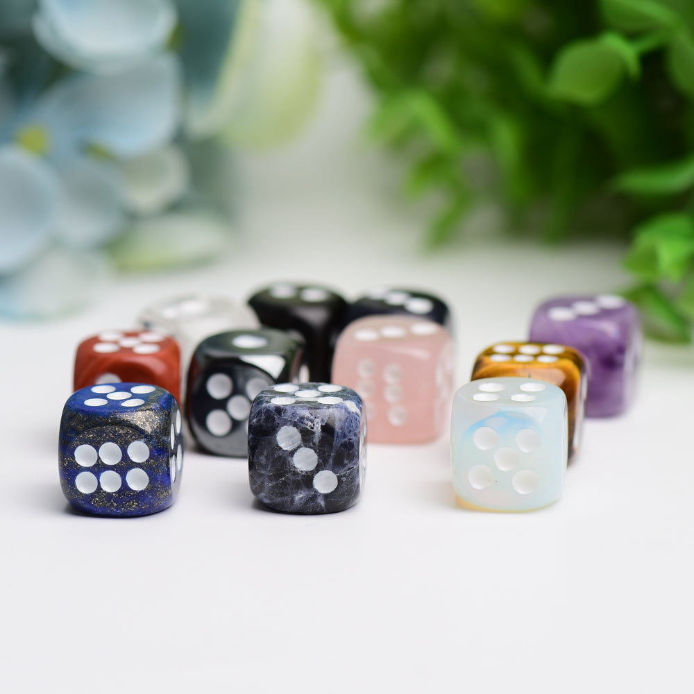 0.5 inch Mixed Crystal Healing Cube - Meditation Energy