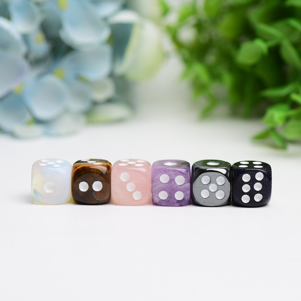 0.5 inch Mixed Crystal Healing Cube - Meditation Energy