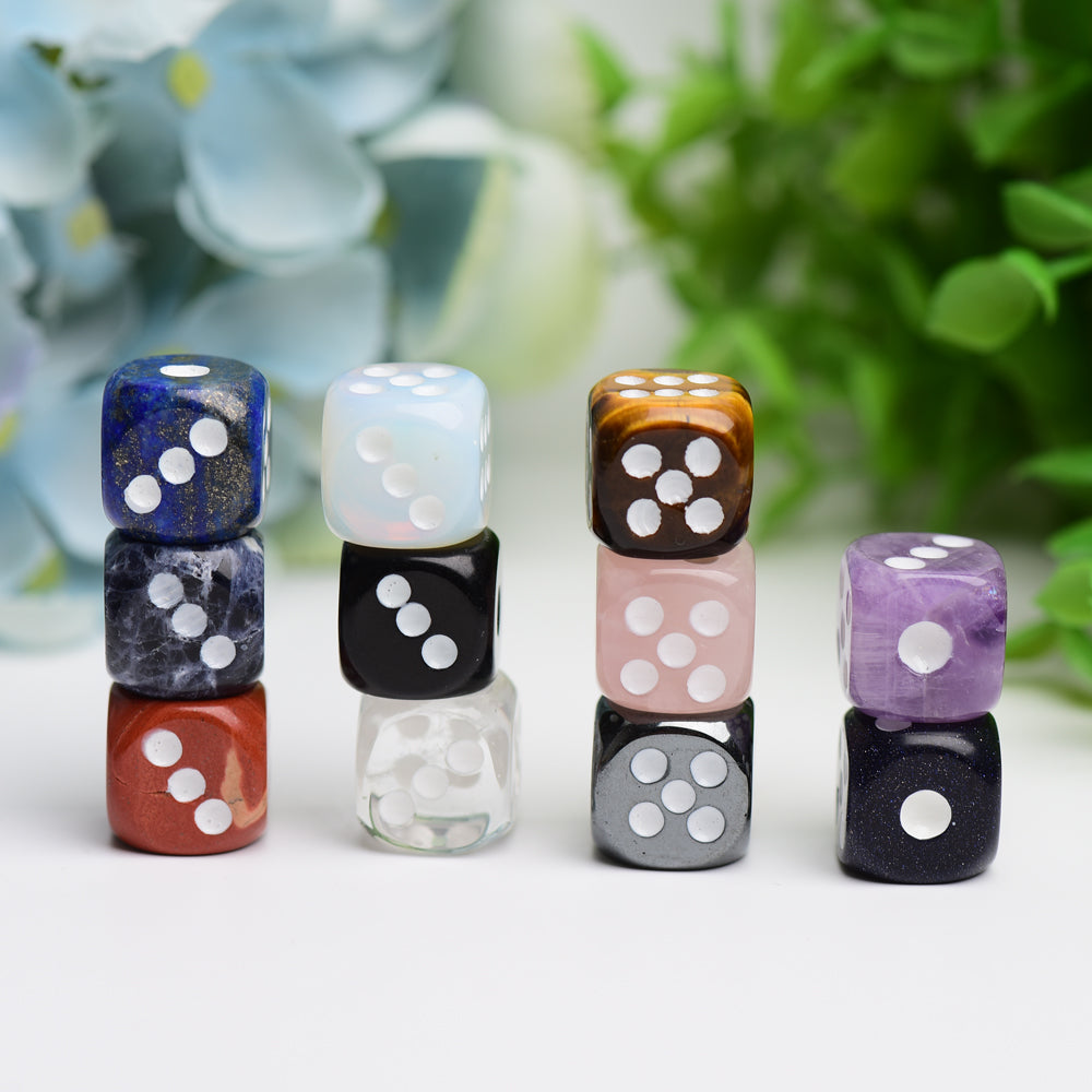 0.5 inch Mixed Crystal Healing Cube - Meditation Energy