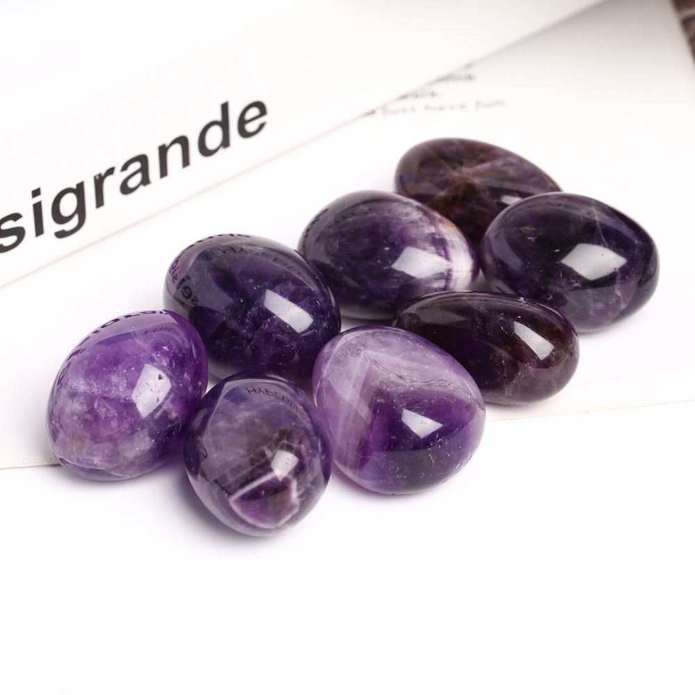 0.5kg Amethyst Tumbled Stones 3-4cm Handheld Crystals