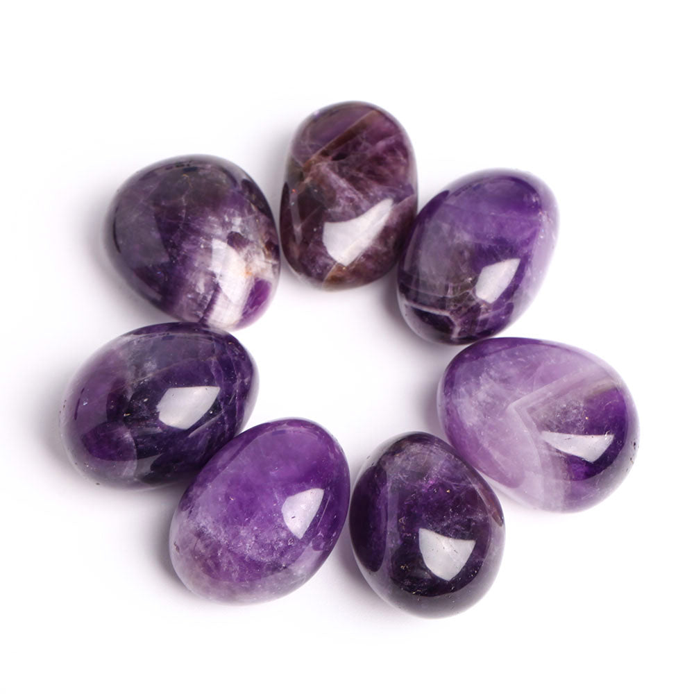0.5kg Amethyst Tumbled Stones 3-4cm Handheld Crystals