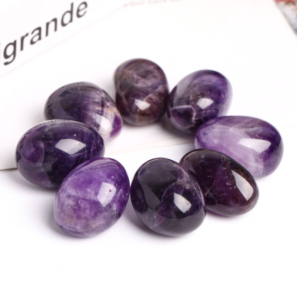 0.5kg Amethyst Tumbled Stones 3-4cm Handheld Crystals