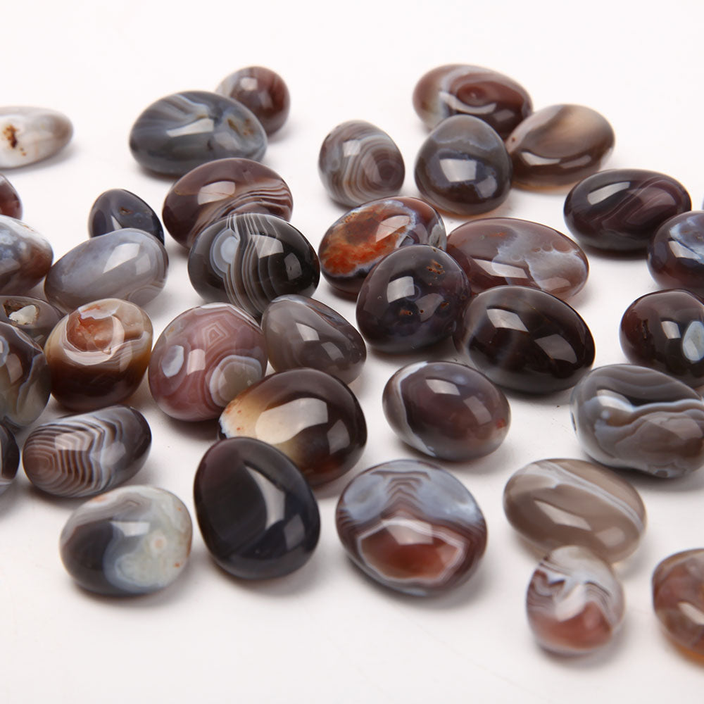 0.5kg Black Sardonyx Tumbled Stones 2-3cm Polished Crystals