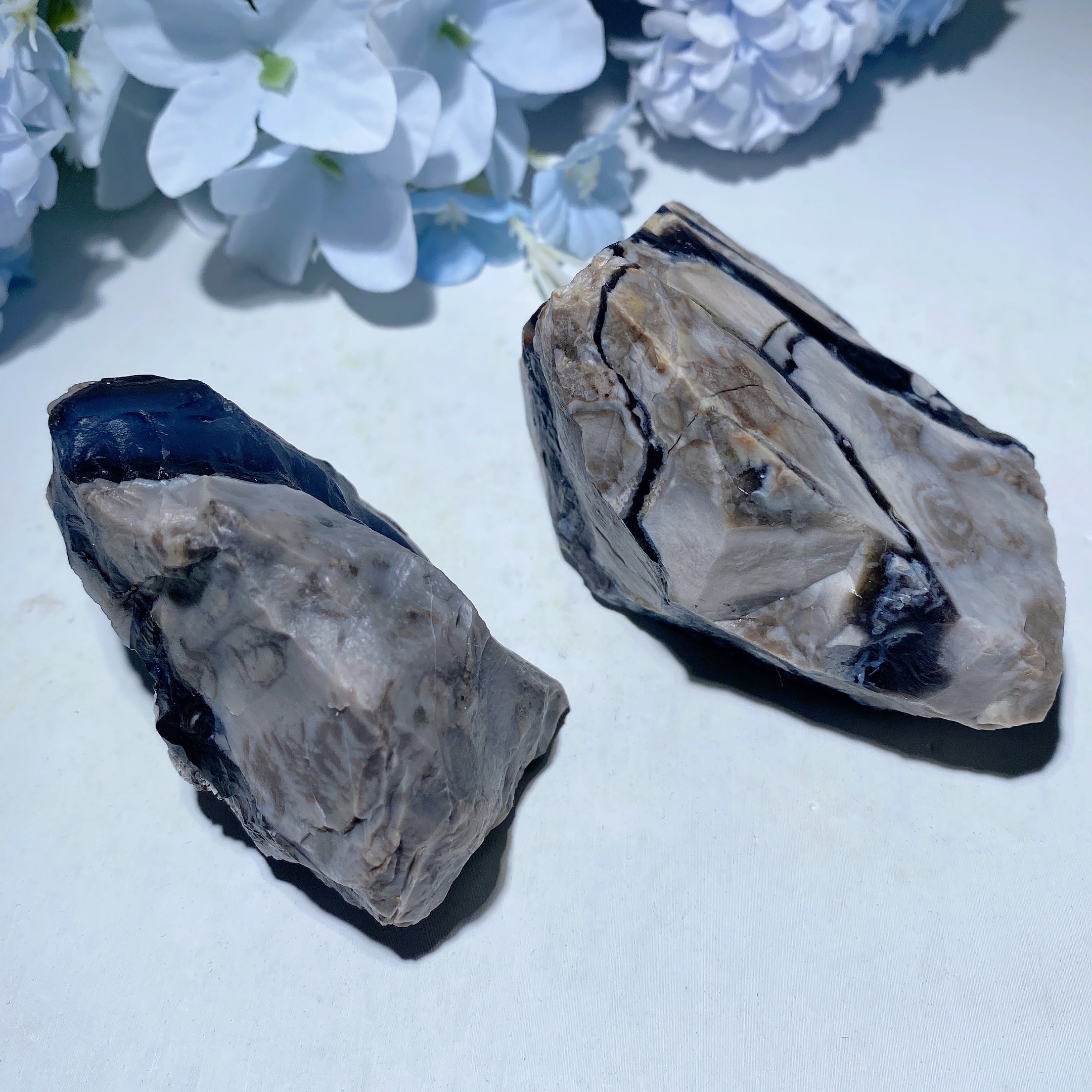 0.5KG Volcanic Agate Raw Crystal Chunks 2-4 inch Healing Stones