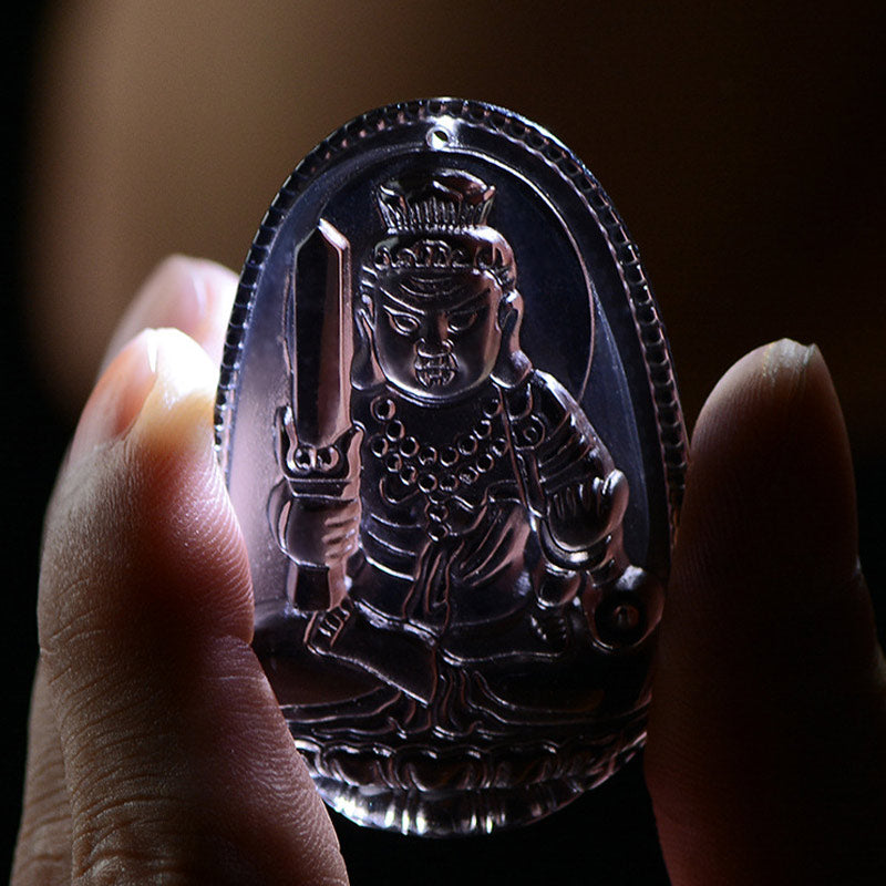 Obsidian Protection Necklace with Chinese Zodiac | Healing Sounds