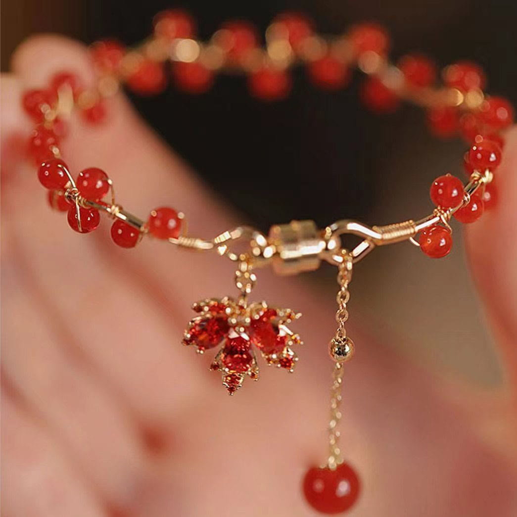 Copper Spiritual Luck Charm Bracelet for Balance & Wealth