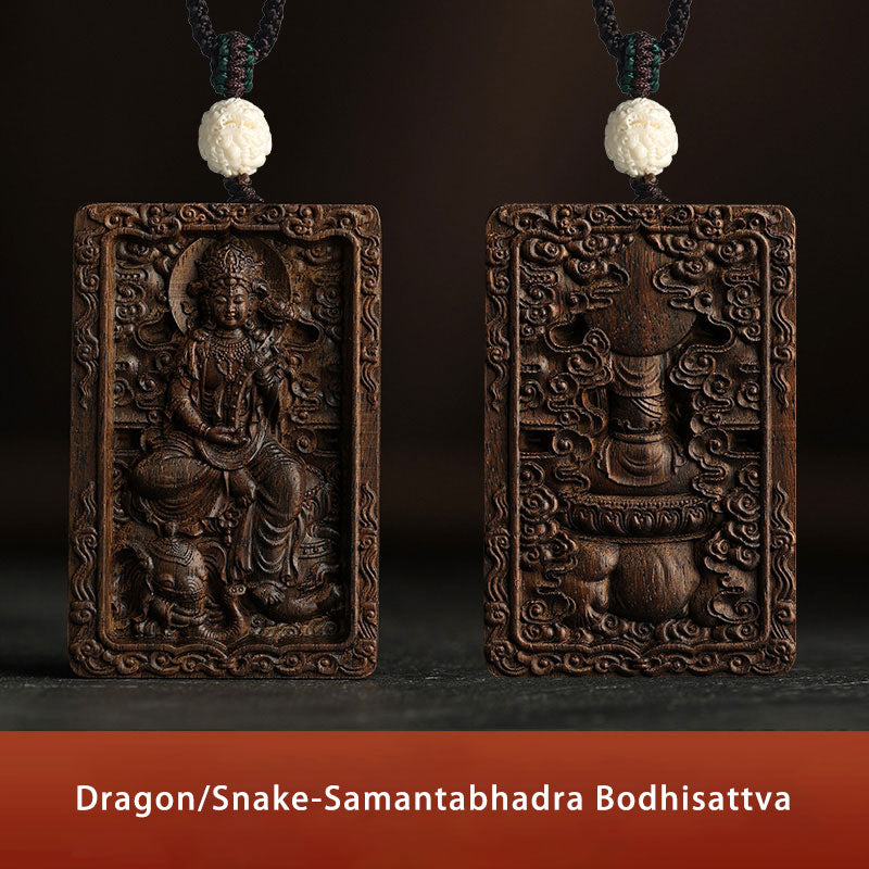 Chinesisches Sternzeichen Adlerholz PiXiu Drache Frieden Halskette Anhänger