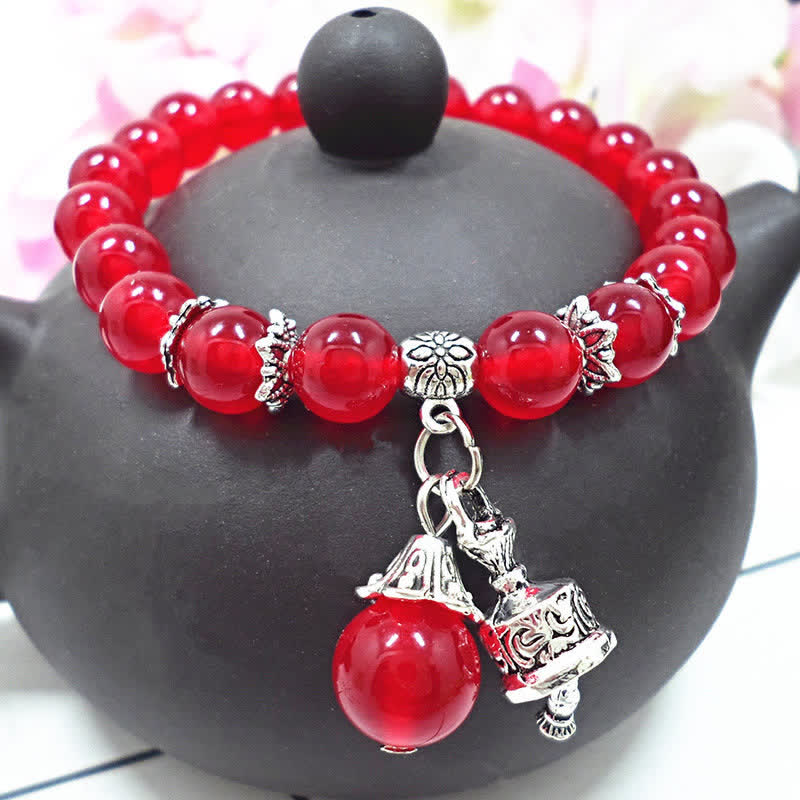 8mm Chalcedony Energy Bracelet for Spiritual Balance