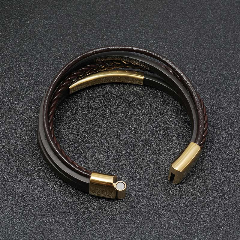 Titanium Steel Luck Bracelet | Unisex Spiritual Balance