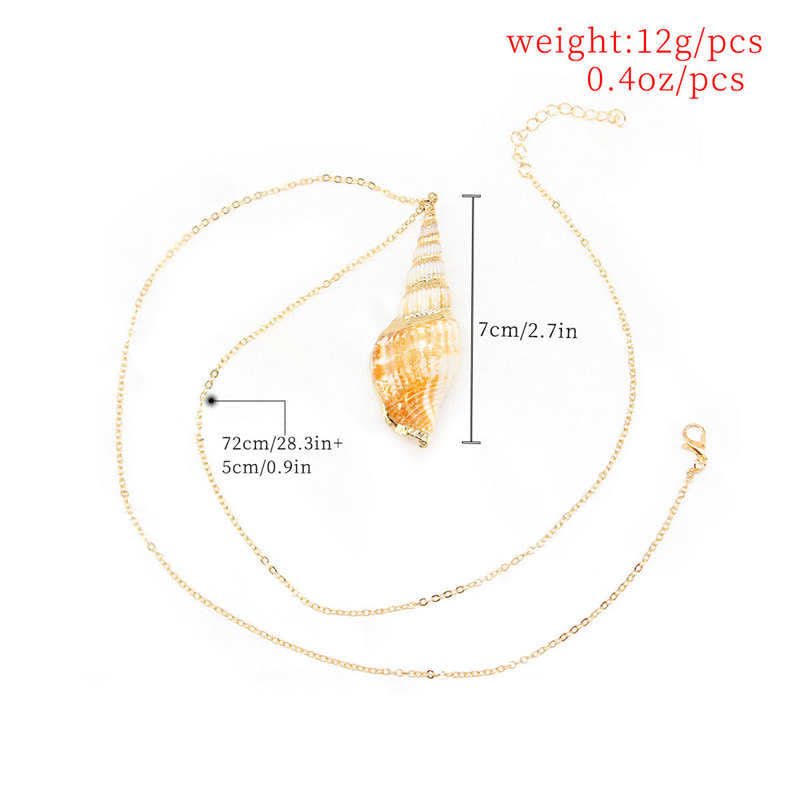 Natürliche Shankha-Muschelschale, spirituelle Glückskette