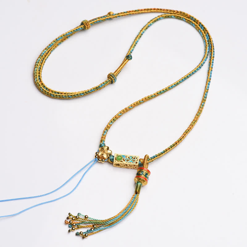 Bunte spirituelle Kupferkette für Reichtum